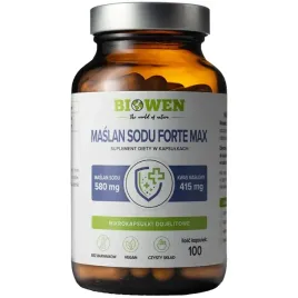 biowen-maslan-sodu-forte-max-580mg-suplement-diety-uklad-pokarmowy-100-caps