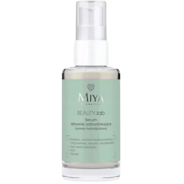 Miya Beauty Lab Aktywnie Odbudowujące Serum Do Twarzy Lekka Emulsja 30ml
