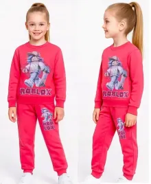 dres-sportowy-dziewczecy-104-bluza-spodnie-bluza-komplet-roblox-zestaw