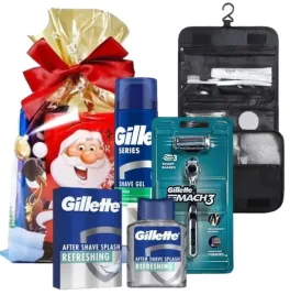 swiateczny-zestaw-do-golenia-gillette-zel-maszynki-woda-kosmetyczka