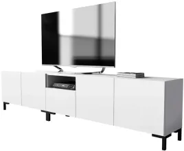szafka-rtv-pod-telewizor-250-250cm-bialy-mat-na-nozkach