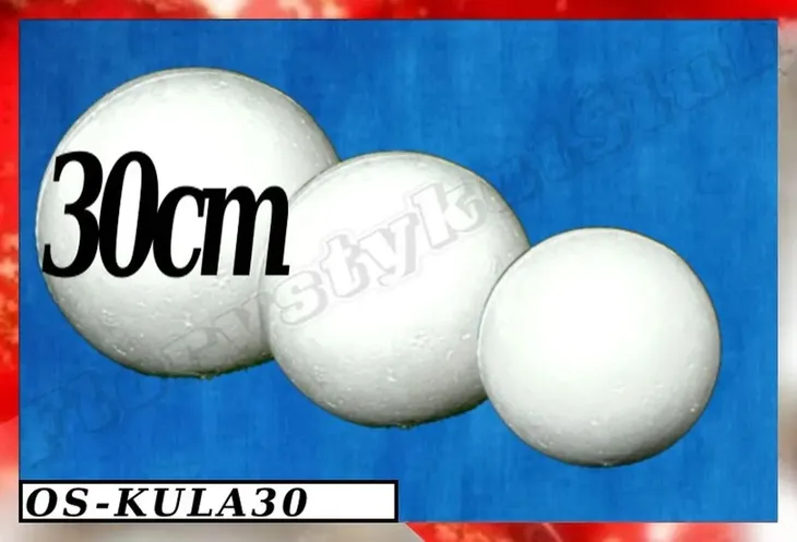 Kula Styropianowa pełna, śr.30cm - OS-KULA30
