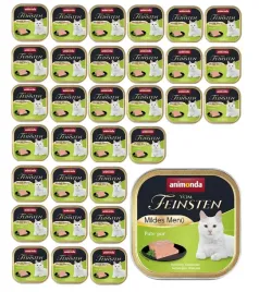 mokra-karma-dla-kota-animonda-vom-feinsten-mildes-menu-pute-pur-32x100-g