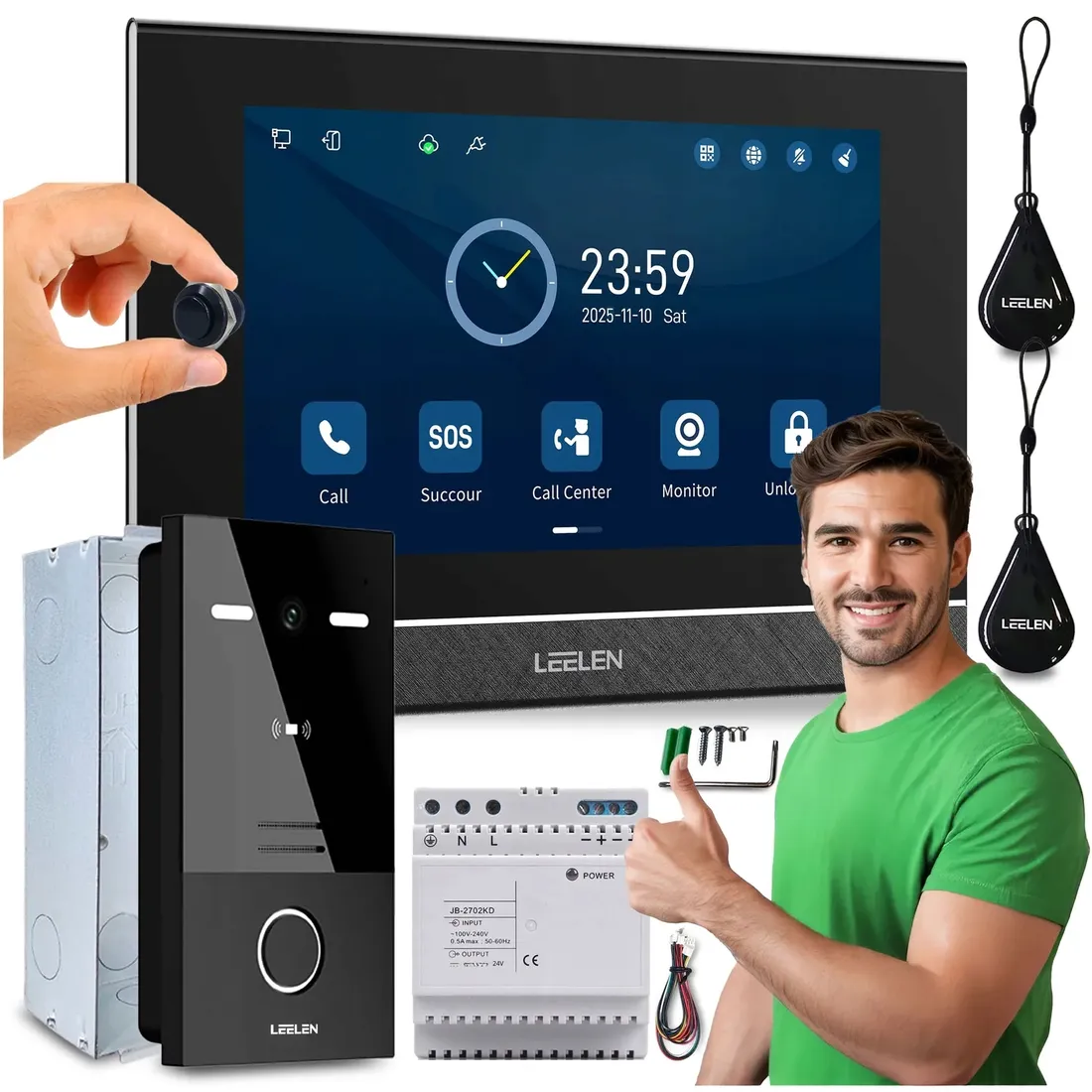 zestaw-wideodomofon-7-brama-furtka-czytnik-domofon-hd-breloki-2-zylowy-din