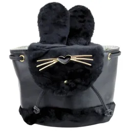 pluszowy-plecak-dzieciecy-uszy-regulowany-pasek-czarny-22cm-4l