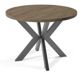 stol-okragly-m6-rozkladany-loft-100-180-nogi-czarne-blat-orzech
