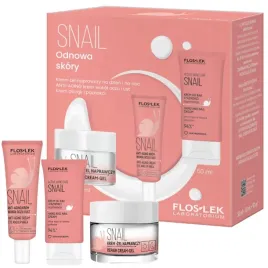floslek-snail-zestaw-prezentowy-kosmetykow-krem-do-twarzy-rak-pod-oczy