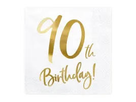 serwetki-90th-birthday-bialy-33x33cm-sp33-77-90-008