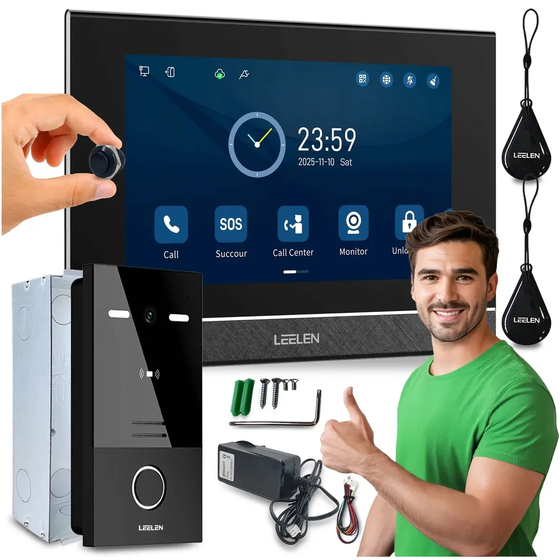 zestaw-wideodomofon-7-brama-furtka-czytnik-domofon-hd-breloki-2-zylowy