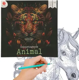 antystresowa-eksluzywna-kolorowanka-ksiazka-animal-128-stron-140gsm-tygrys