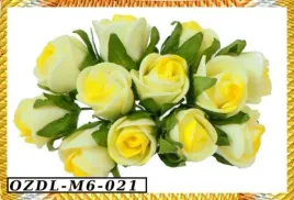 piankowe-roze-na-drucie-15cm-12szt-cytrynowe-ozdl-m6-021