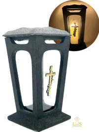 znicz-ekskluzywny-kapliczka-zywiczna-z-krzyzem-29cm