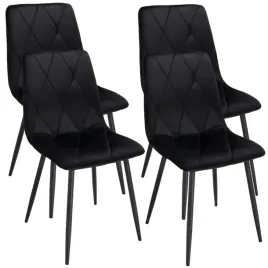 4-x-krzeslo-tapicerowane-pikowane-welur-nowoczesne