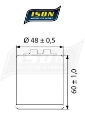 ison-filtr-oleju-ison183