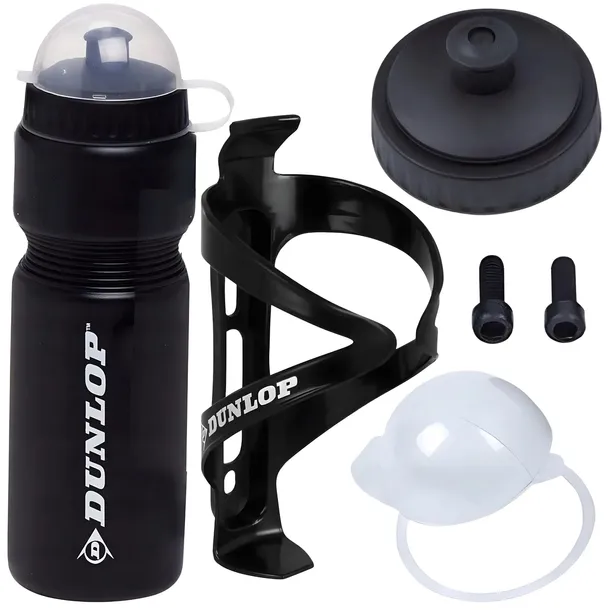 BIDON ROWEROWY DUNLOP ZESTAW BIDON NA ROWER 750ml + UCHWYT KOSZYK + ŚRUBY