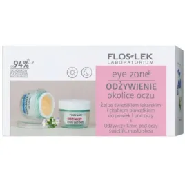 floslek-eye-zone-odzywienie-zestaw-kosmetykow-zel-i-krem-pod-oczy-blawatek