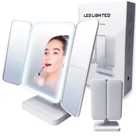 lusterko-kosmetyczne-do-makijazu-rozkladane-podswietlane-led-premium-biale