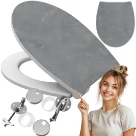 deska-sedesowa-szara-do-kolo-cersanit-roca-wolnoopadajaca-grafit-loft-wc