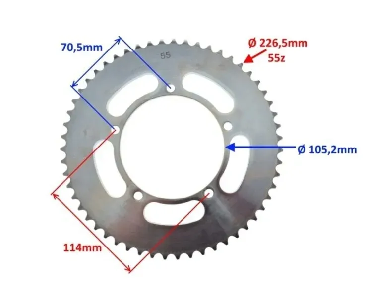 zebatka-tyl-55z-420-do-keeway-tx-stan-nowy