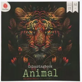 antystresowa-eksluzywna-kolorowanka-ksiazka-animal-140gsm-128-stron-tygrys