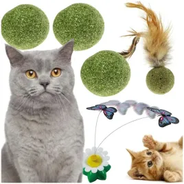 kocimietka-dla-kota-4-x-kulki-zabawka-kwiatek