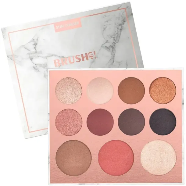Brush Up! By Maxineczka Paleta Cieni Do Powiek + Róż i Bronzer Sun Chaser