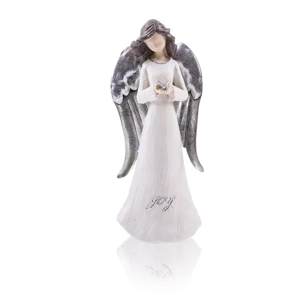 aniol-decorato-stan-nowy-kolor-bialy-odcienie-zoltego-i-zlota