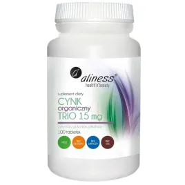 aliness-cynk-organiczny-trio-15mg-cytrynian-suplement-odpornosc-100-kaps