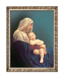 rysunek-matka-boza-i-dzieciatko-jezus-rama-z-ornamentem-50-cm-x-70-cm