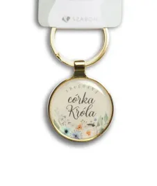 brelok-metalowy-zloty-ukochana-corka-krola