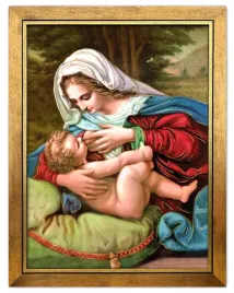 obraz-zlocony-w-ramie-matka-boza-karmiaca-31-x-41-cm