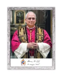 obraz-papiez-leon-xiv-rama-szara-z-przetarciami-20-cm-x-25-cm