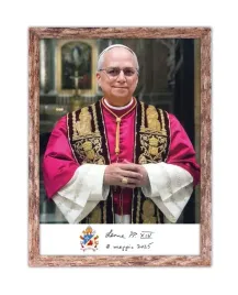 obraz-papiez-leon-xiv-rama-brazowa-z-przetarciami-50-cm-x-70-cm