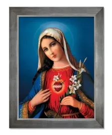obraz-swiety-serce-maryi-rama-srebrna-30-cm-x-40-cm