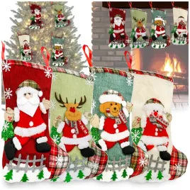 skarpety-swiateczne-na-kominek-ozdobne-dekoracja-na-prezent-zestaw-4-szt