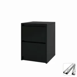 praktyczna-szafka-nocna-czarna-2-szuflady-stolik-nocny-loft-42x52x43cm
