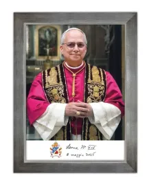 obraz-papiez-leon-xiv-rama-srebrna-20-cm-x-25-cm