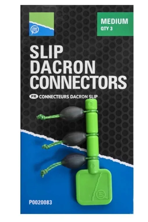 lacznik-preston-slip-dacron-connector-green-medium-stan-nowy