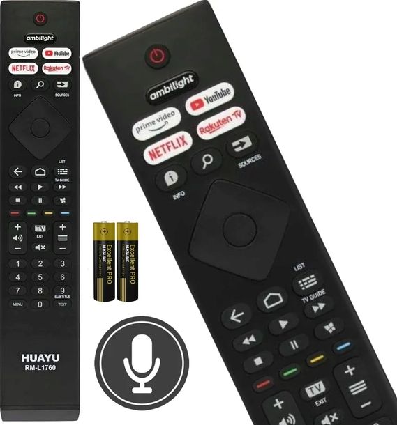 PILOT DO TV PHILIPS AMBILIGHT SMART FUNKCJE GŁOSOWE BATERIE GRATIS