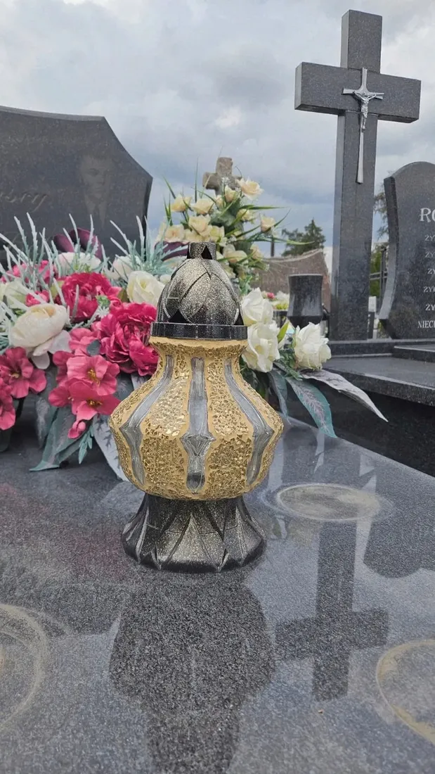 znicz-witraz-karafa-decor-gold-stan-nowy