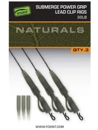 zestaw-fox-naturals-submerge-lead-clip-leader-30lb