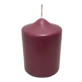 swieca-ozdobna-walec-10cm-bordo-wisnia