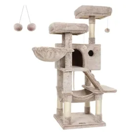 stabilny-drapak-domek-dla-kota-miekkie-legowisko-wieza-hamak-kosz-135-cm
