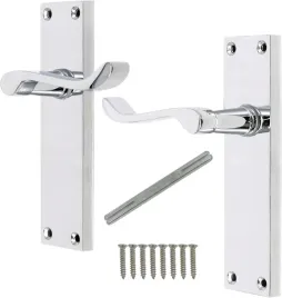 klamka-do-drzwi-wewnetrznych-polerowany-chrom-ze-srubami-4-zestawy