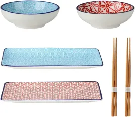 porcelana-do-sushi-zestaw-naczyn-i-paleczki-dla-dwoch-osob-6-czesciowy