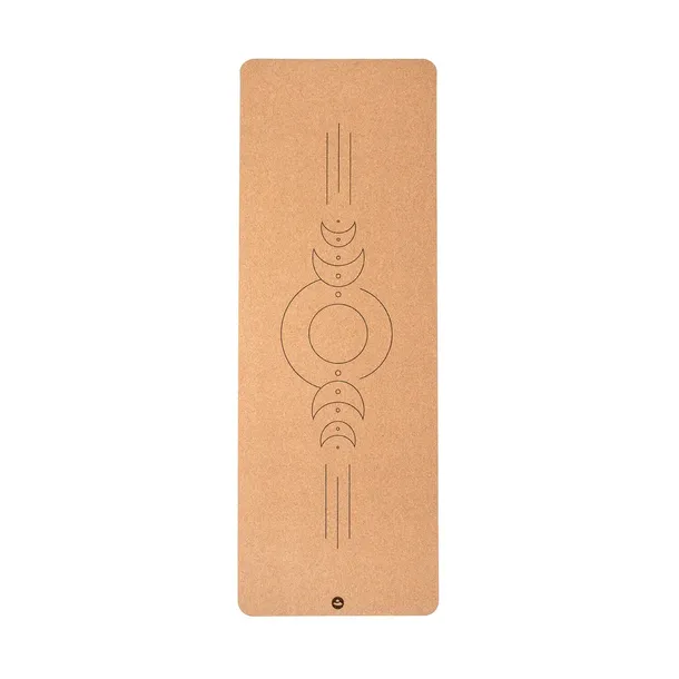 Mata do ćwiczeń i jogi Bodhi Cork Luna 4mm korkowa antypoślizgowa