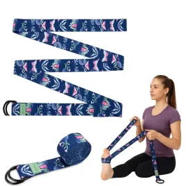 pasek-do-jogi-spokey-bloom-240x38cm-dlugi-regulowany-do-cwiczen-fitness
