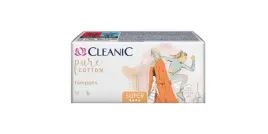 cleanic-pure-cotton-tampony-super-z-bawelny-organicznej-16-sztuk