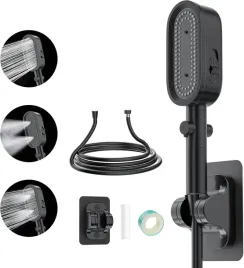 sluchawka-prysznicowa-z-wezem-1-5m-tryby-czarny-zestaw-z-uchwytem