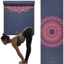 mata-do-cwiczen-jogi-gaiam-pink-marrakesh-4-mm-antyposlizgowa-lekka